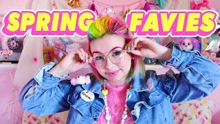 ♡ SPRING FAVIES 2017  Rainbow Hair Retro Glasses amp More ♡ [upl. by Stannwood722]