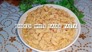 Chicken White Sauce pasta Recipe Easy amp quick pasta Recipe Bangladeshi cook [upl. by Susanna]