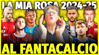 🤢 LA MIA ROSA AL FANTACALCIO DEGLI YOUTUBERS 202425  SICKWOLF FDY [upl. by Maillliw]