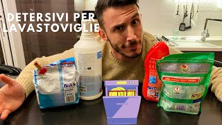 Qual è il detersivo per lavastoviglie più potente contro lo sporco Polvere tabs o liquido [upl. by Nallek]