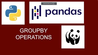 Mastering Group By operations in Pandas and Python Data wrangling using Python [upl. by Maillw]