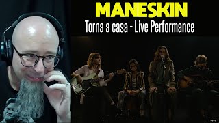 Måneskin  Torna a casa Live Performance Vevo Reaction [upl. by Icken193]