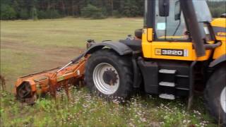 FMU MARTIN  Mulczowanie JCB Fastrac 3220  Agrimaster Ready R460 [upl. by Ohara]