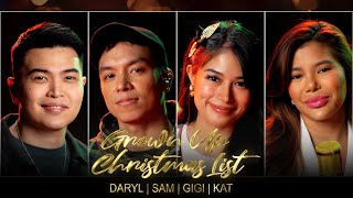 GrownUp Christmas List  Cover by  Daryl Ong Sam Mangubat Katrina Velarde Gigi De Lana [upl. by Rycca]