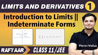 Limit and Derivatives 01  Introduction to Limits  Indeterminate Forms  Class 11JEE [upl. by Hollington50]