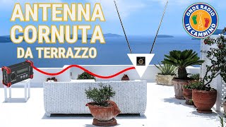 radioamatori in vacanza Costruzione di unAntenna Multibanda Portatile QRP per il Terrazzo qrp [upl. by Azarria573]