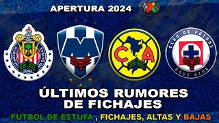 ✅ ÚLTIMOS FICHAJES Y RUMORES LIGA MX AP2024  ZENDEJAS AL CRUZ AZUL CORTIZO A CHIVAS ALTA DEL AME [upl. by Adabelle37]