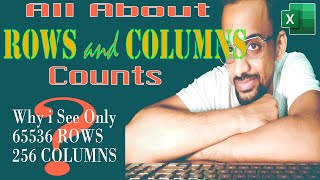 How Many Rows And Column In Excel  Why 65536 Rows And 256 Columns  Differences in Xls and Xlsx [upl. by Letizia]