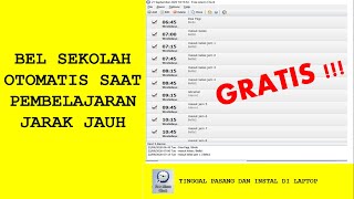 Aplikasi Bel Sekolah Gratis Rev 220817 Banyak Fitur dan Serba Otomatis [upl. by Nivlam]