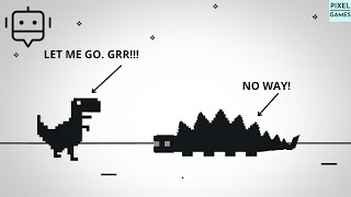 Play Google No Internet TRex Game FREE  How Far Can TRex Go Using a BOT [upl. by Yarak]