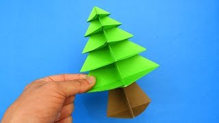 Como hacer un Árbol de navidad de papel Origami fácil DIY [upl. by Aramoj]