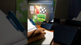 Physics practical ka last record checking🥲fypシ゚viral study minivlog shortvideos [upl. by Ennirak]