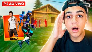 💙 FREITAS AO VIVO 💙 NOVO PERSONAGEM KODA 💙 FREE FIRE MOBILE 💙 [upl. by Onairpic]