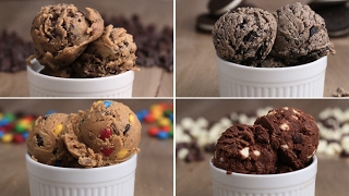 Edible Cookie Dough 4 Ways [upl. by Anigue699]