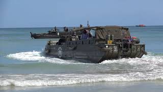 D Day 75th Anniversary GMC DUKW Goes Swimming At Arromanches [upl. by Rustin]