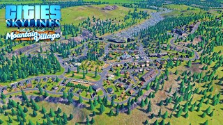 Górska wioska w Cities Skylines EP49 Mountain Village [upl. by Kulsrud206]