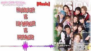 Lagu Dance Ryusoulger VS Lupinranger VS Patranger [upl. by Banks]