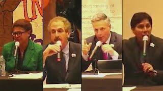 Los Angeles mayoral candidates address homelessness in first debate [upl. by Naples]