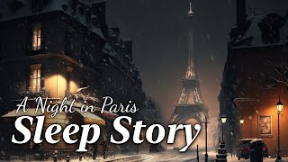 A Snowy Night in Paris A Soothing Sleep Story to Calm Mind and Body [upl. by Chapen]