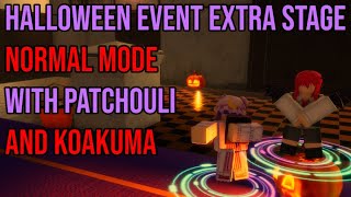 TTA  Halloween Event Extra Stage  Normal Mode  With Patchouli And Koakuma [upl. by Annadroj]