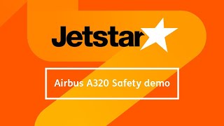 Jetstar A320 Safety demo [upl. by Anawd]