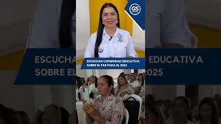 Escuchan comunidad educativa sobre el PAE para el 2025 [upl. by Aivatahs]