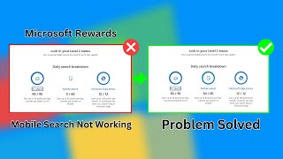 Microsoft Rewards Mobile Search Not Working FIXED [upl. by Estevan]