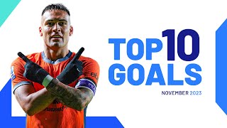 The top 10 goals of November  Top Goals  Serie A 202324 [upl. by Eng]