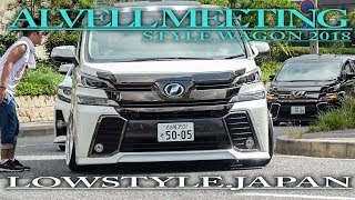 アルファード ヴェルファイア TOYOTA ALPHARD VELLFIRE Car Meet アルヴェルミーティング STYLEWAGON 2018 ② [upl. by Bowden]