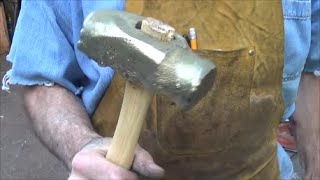 Making Green Sand And Foam Casting A Brass Hammer [upl. by Patrizius]