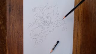 Drawing Gogeta SSB [upl. by Niotna]