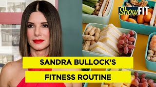 This Diet And Exercise Routine Helps Sandra Bullock Stay In Shape [upl. by Yonita]