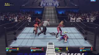 WWE 2K24 Mercedes Moné vs Bianca Belair vs Carmella vs Zelina Vega FATAL4WAY EXTREME RULES MATCH [upl. by Ellehc]