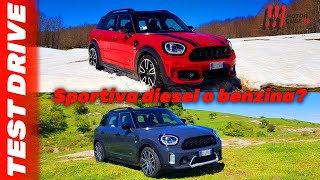 NEW MINI COUNTRYMAN COOPER S vs COUNTRYMAN COOPER SD 2021  FIRST TEST DRIVE [upl. by Moriarty830]