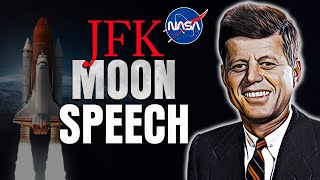 JFK Moon Speech  John Kennedy Speech FULL [upl. by Dodge]