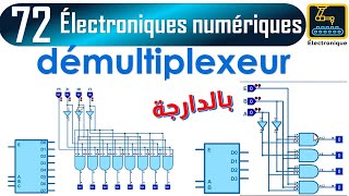 072 multiplexeur 4 vers 1 multiplexeur 8 vers 1 [upl. by Allak]