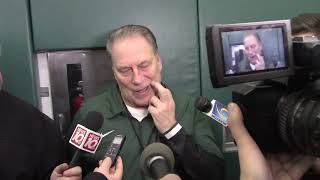 Michigan State Tom Izzo on Purdue Center Zach Edey [upl. by Arymas735]