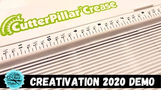 Creativation 2020  NEW PRODUCT  Cutterpillar Crease Scoring Tool [upl. by Nilahs]