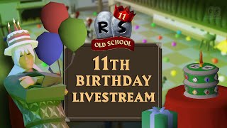 11th Birthday Livestream  OSRS Livestream February 22nd [upl. by Sul]