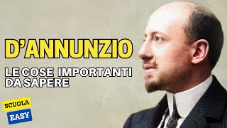 DANNUNZIO Le COSE IMPORTANTI da SAPERE [upl. by Yreffej]