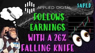 Applied Digital Stock APLD 26 Follows Earnings with a 26 Falling Knife KEY LEVELS [upl. by Bjork410]