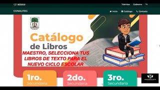 MAESTR ELIGE TUS LIBROS DE TEXTO EN CONALITEG [upl. by Ahseneuq]