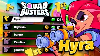 SQUAD BUSTERS 🔥 HYRA PUSH TOP 1 GLOBAL NEW GAME [upl. by Duaner]