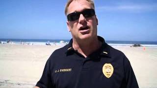 Mission Beach San Diego Great White Shark Sighting and Beach Closure [upl. by Noman]