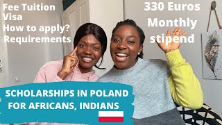 SCHOLARSHIP IN POLAND FOR AFRICANS INDIANS AND MORE [upl. by Vastha799]