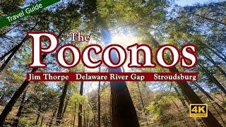 The Poconos Travel Guide  Jim Thorpe Delaware Water Gap Stroudsburg [upl. by Etteve]