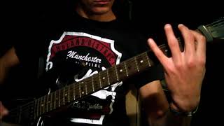 Waking The Cadaver  Blood Splatered Satisfaction Demo Version Guitar Cover [upl. by Azpurua21]