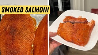 EASY Recipe For SMOKED SALMON  Country Cooking [upl. by Leontine]