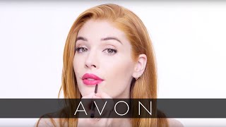 How to Apply Perfectly Matte Lipstick  Avon [upl. by Buskus]