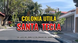 RECORRIENDO LA COLONIA UTILA EN SANTA TECLA  Así se encuentra la colonia UTILA [upl. by Mendelson]